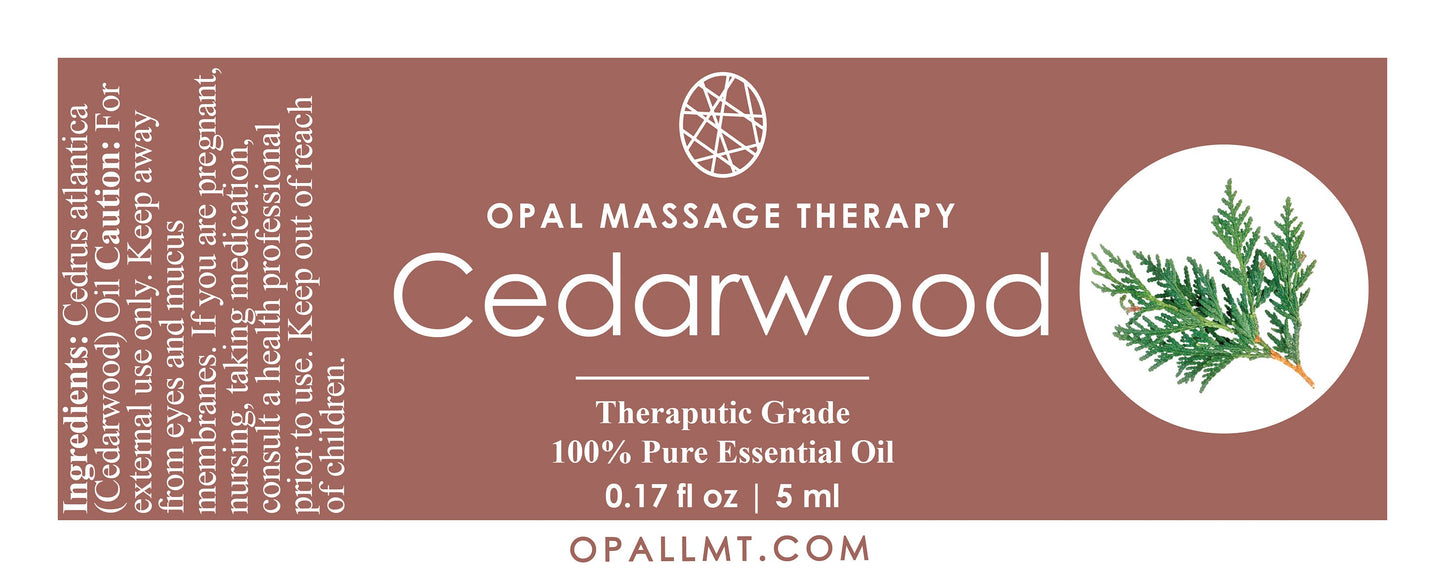 Premium Cedarwood Therapeutic Natural Essential Oil