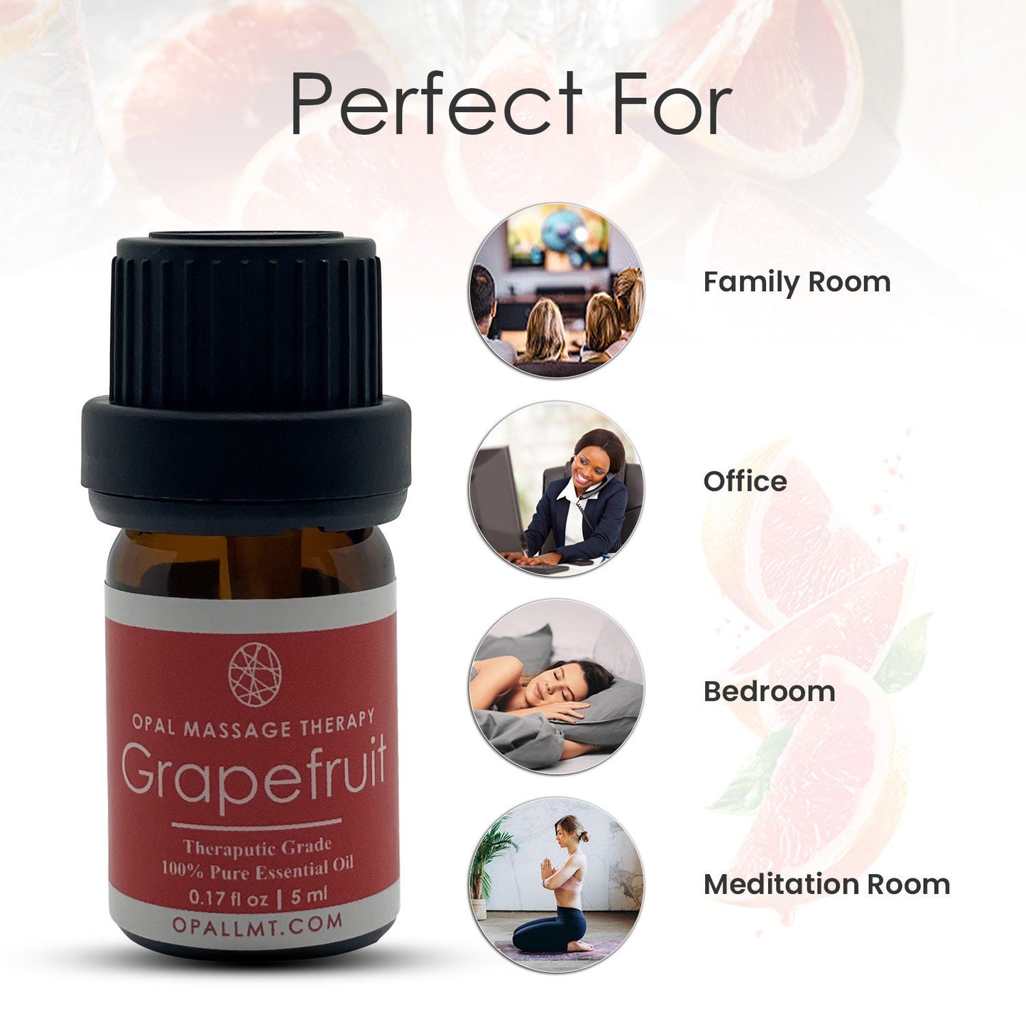 Premium Grapefruit Therapeutic Natural Essential Oil